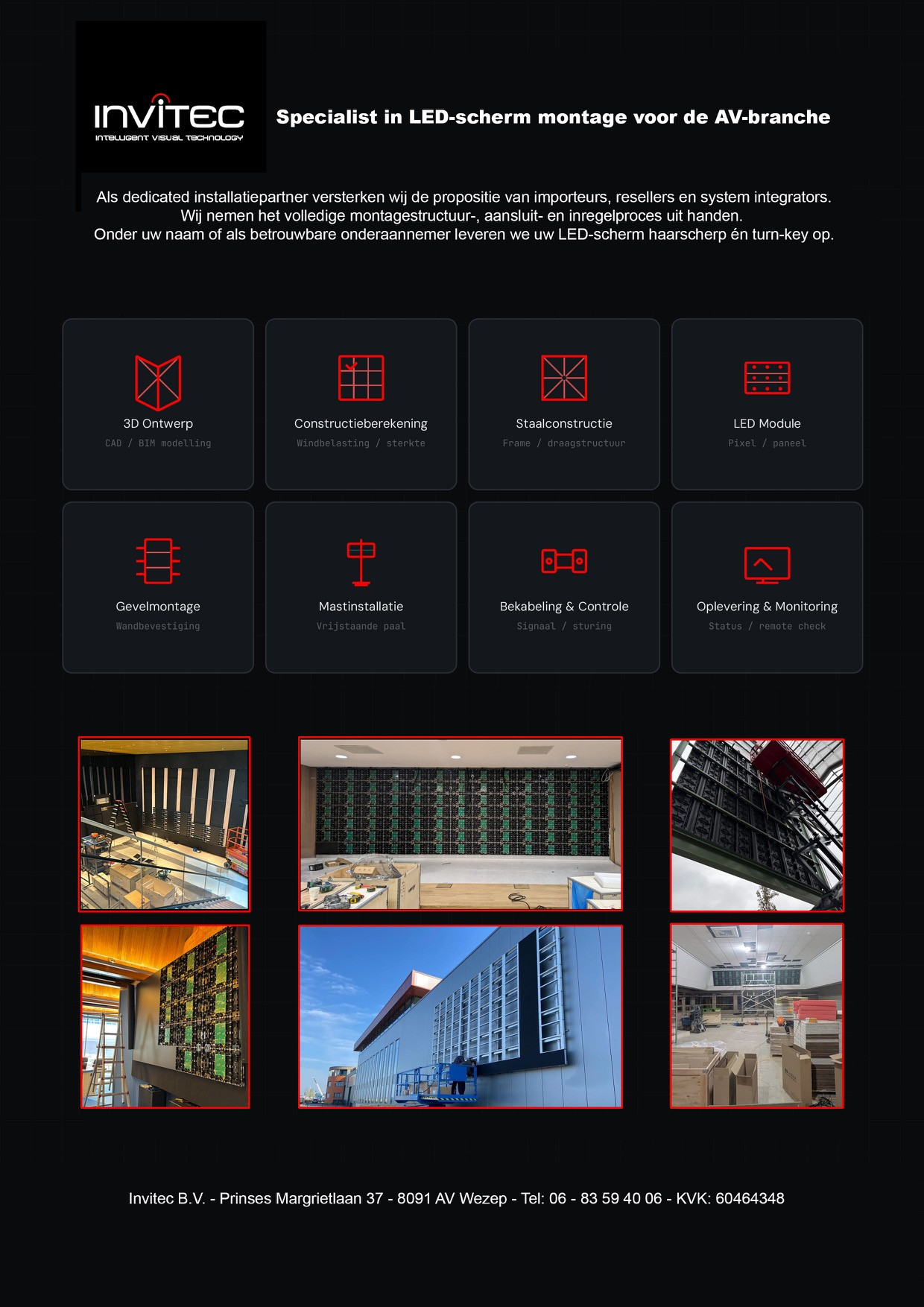 Invitec B.V. – Specialist in LED-scherm montage voor de AV-branche